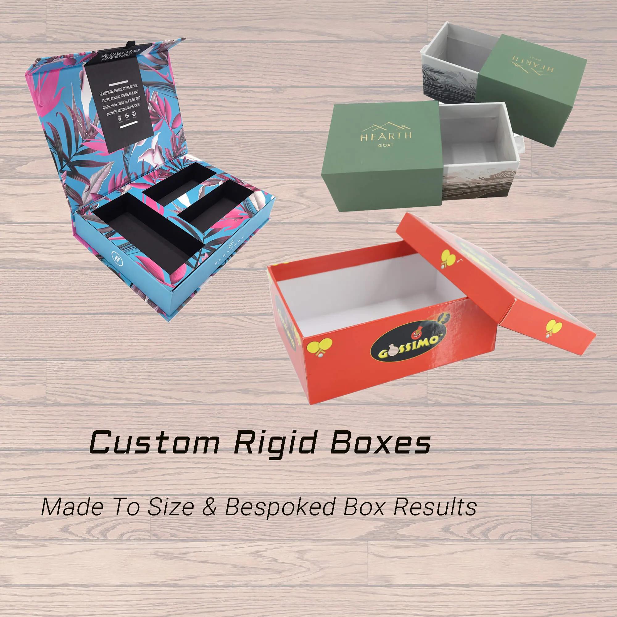 Custom Rigid Boxes Company, Factory in China