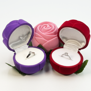 LUXURY ROSE RING JEWELRY FLOWERS BOXES Supplier: Canfei Packing