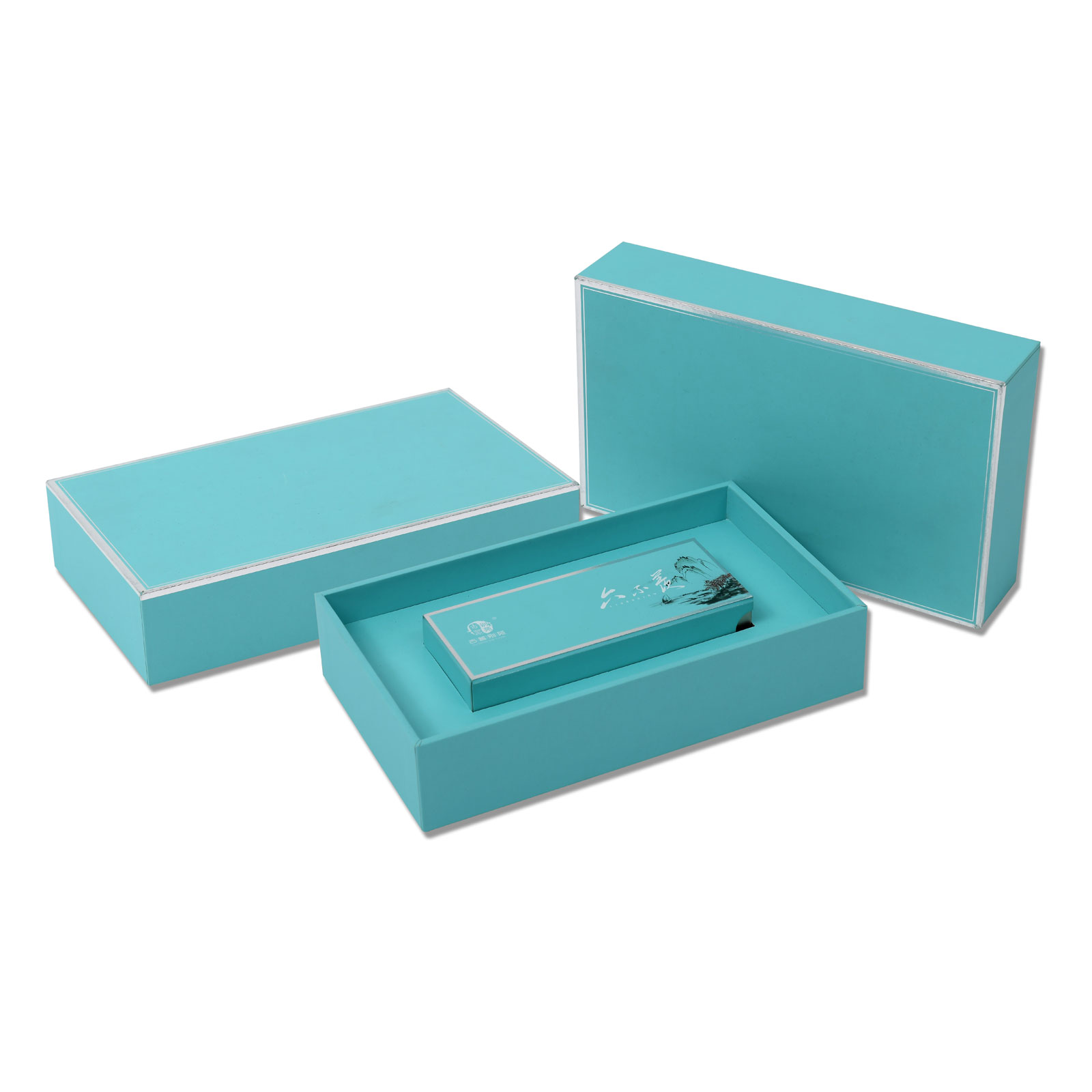 Green Tea Personalized Paper Packaging Luxury Gift Boxes Wholesale